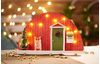 Secret Santa set "Lighted Christmas tree & fir wreath"