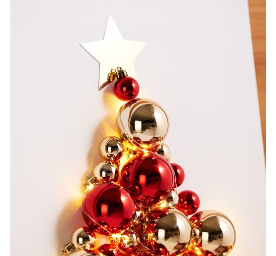 Weihnachtskugeln aus Kunststoff, 18 Stück