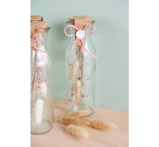 VBS Glass bottles "Milk", set of 3