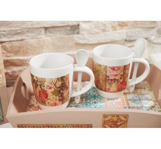 VBS Cup with spoon, 2 pieces