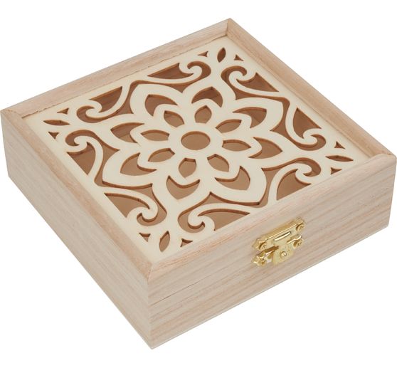VBS Holzkasten "Ornament-Blume"