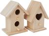 VBS Deko-Vogelhäuser "Minis", 2er-Set