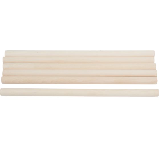 VBS Holz-Rundstäbe, 30 cm
