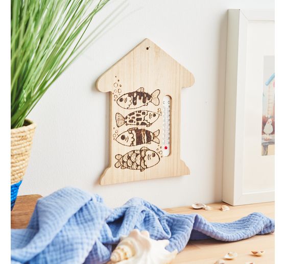 VBS Wandthermometer "Haus"