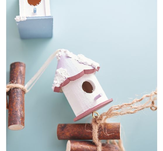 VBS Decorative birdhouses "Minis", set of 8