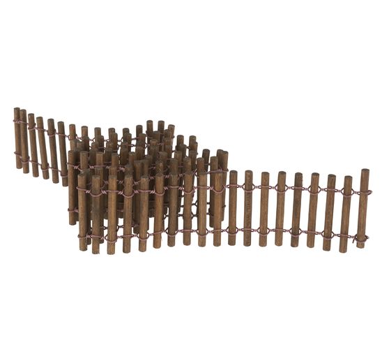 VBS Rundholz Zaun, ca. 80 x 5 cm, Braun