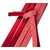 Papierstreifen "Glitter, rot", 15mm Rot