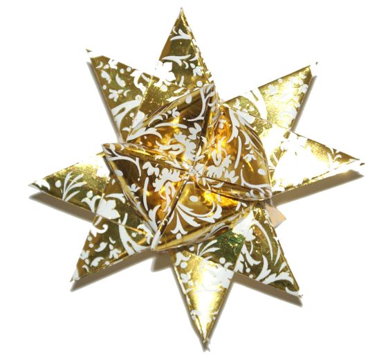 Paper strips shiny "Golden Glamour", 50mm