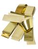 Papierstreifen glänzend "Glitter, gold", 50mm