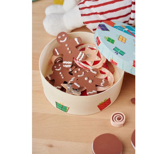 VBS Wooden chip box "Round", Ø 15 cm