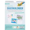 Bastel Dauerkalender, 17 x 24 cm Weiß