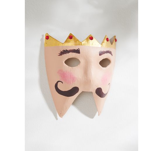 VBS Kinder-Masken, Pappmaché, 6er-Set