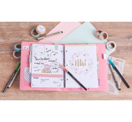 Bullet Journal Schablone "Alphabet"