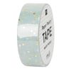 Washi Tape "Punkte" Mint/Gold