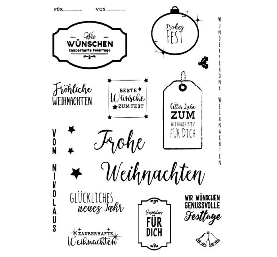 Clear Stamps "Frohes Fest"