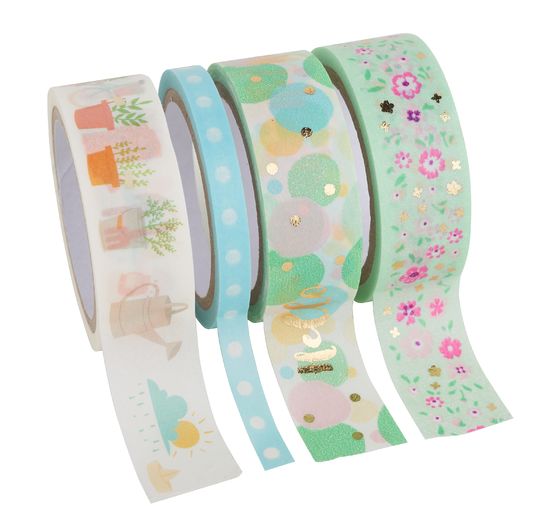 Washi Tape Set "Hot Foil Spring"