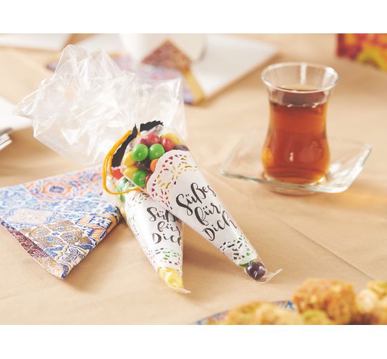 VBS Papier Spitzendeckchen, Weiß