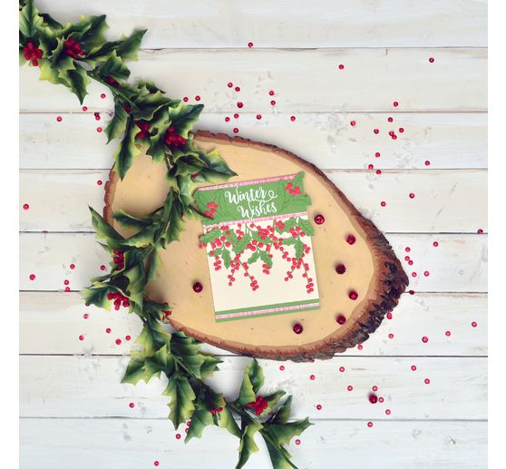 Sizzix Thinlits punching template "Winter Leaves by Sophie Guilar"