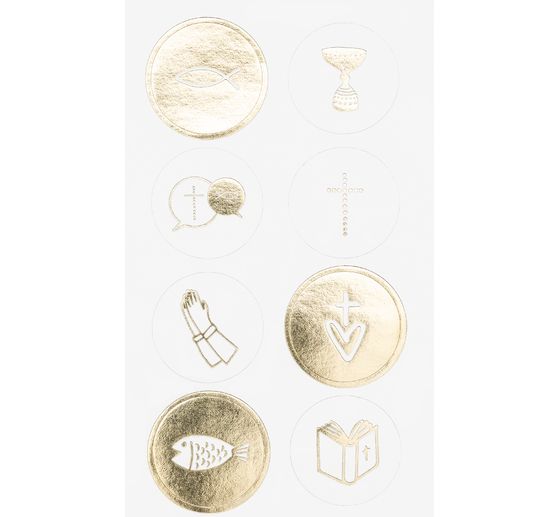 Sticker "Christian festivals", with gold foil