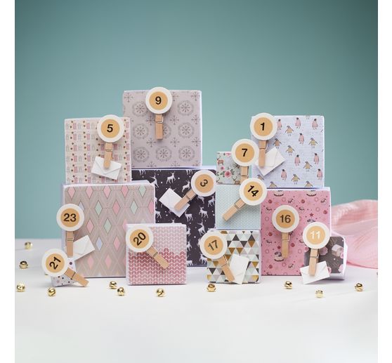 Adventskalender-Sticker