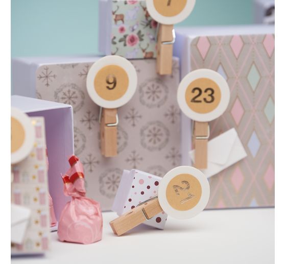 Adventskalender-Sticker