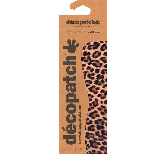 D&eacute;copatch-Papier "Leopard"