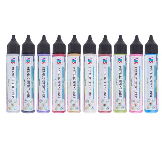 VBS Metallic Effekt Liner, 28 ml