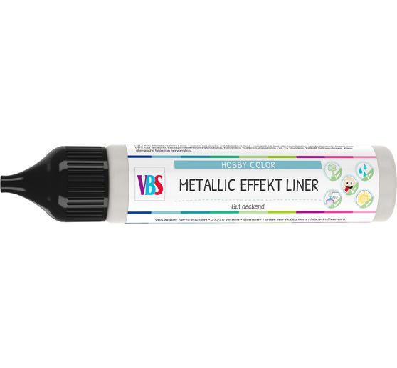 VBS Metallic Effekt Liner, 28 ml