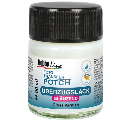 Foto Transfer Potch Überzugslack