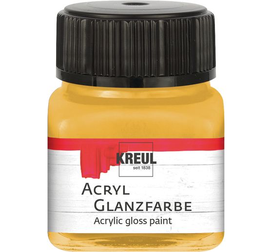 KREUL Acryl Glanzfarbe, 20 ml, Metallic