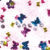 Glitter Confetti Glue Butterflies, Colorful