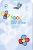MUCKI Window Color stabile Folie, DIN A4, 3 Blatt