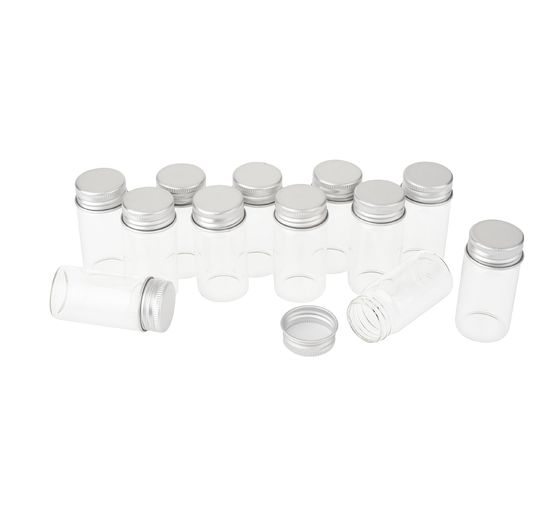 VBS Jars with screw cap, 12 pieces