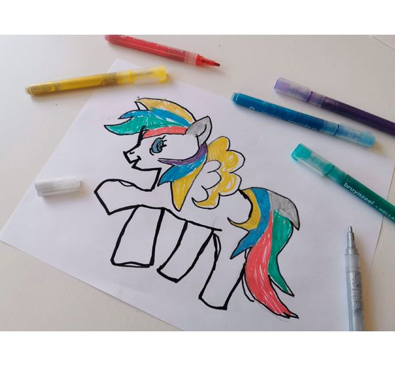 Filzstifte "Glitter", 6tlg.