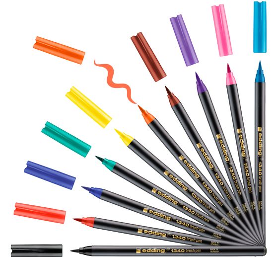 edding 1340 "Tangle Brushpen-Set"