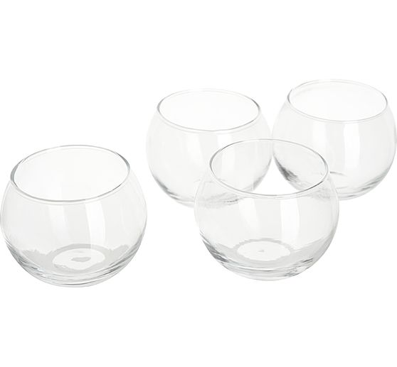 VBS Tealight jar "Bowl", &Oslash; 6.7 cm, 4 pieces