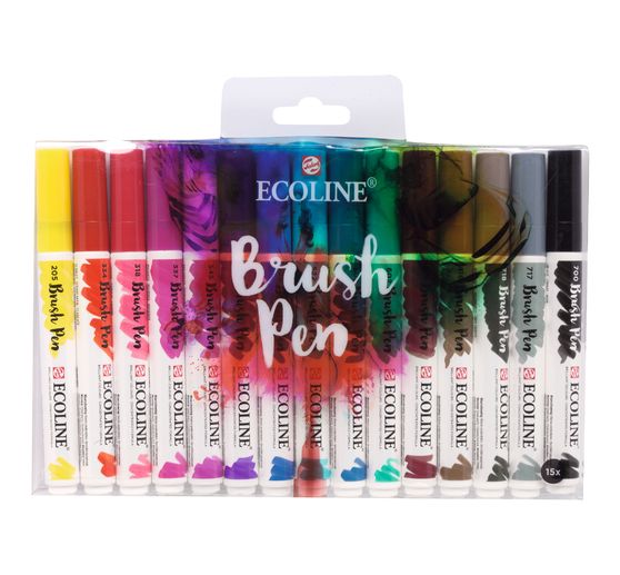 Talens Ecoline Brush Pen Set "15 colours"