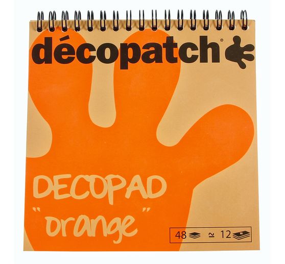 Décopatch Papierblock "Decopad Orange"