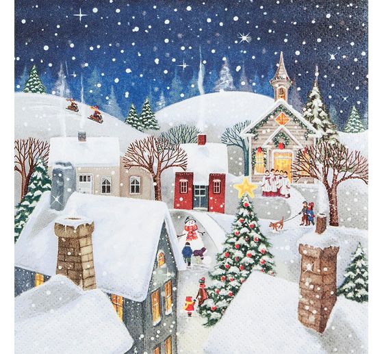 Napkin "Christmas story"