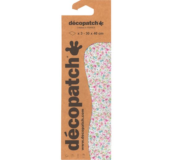 D&eacute;copatch-Papier "Bl&uuml;mchen"