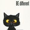 Serviette "Be Different"