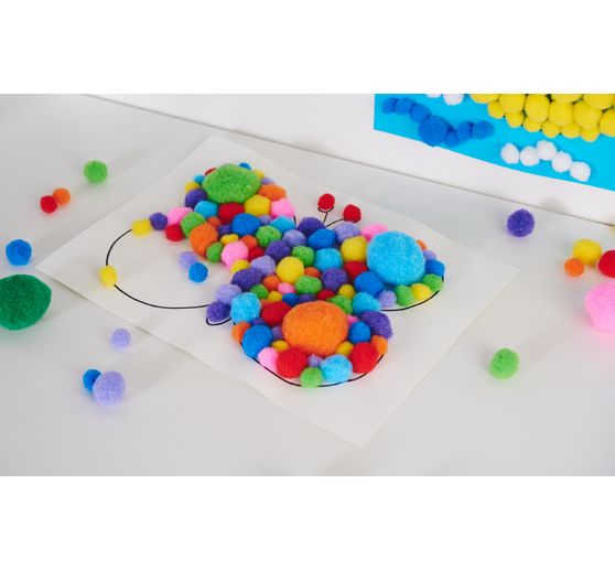 VBS Pompoms "Colors & sizes mix", 1.000 pieces