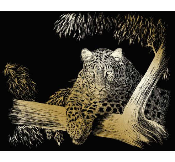 Scratch painting "Cheetah"