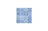 Serviette "Blaue Fliesen"