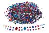 VBS Schmucksteine "Farben & Formen Mix", 430 g