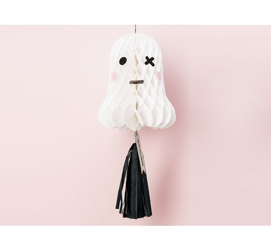 Honeycomb paper figure "Ghost" with tassel