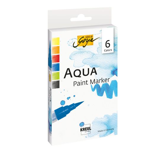 Solo Goya Aqua Paint Marker, set of 6