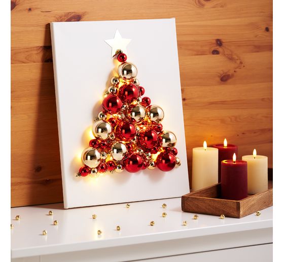 Weihnachtskugeln aus Kunststoff, 18 Stück