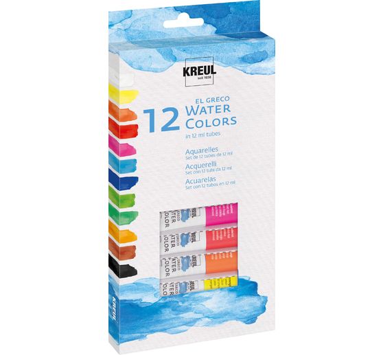 KREUL el Greco Aquarellfarben-Set