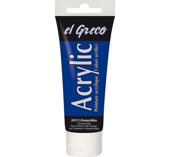 KREUL el Greco acrylic set, 6 x 75 ml tubes
